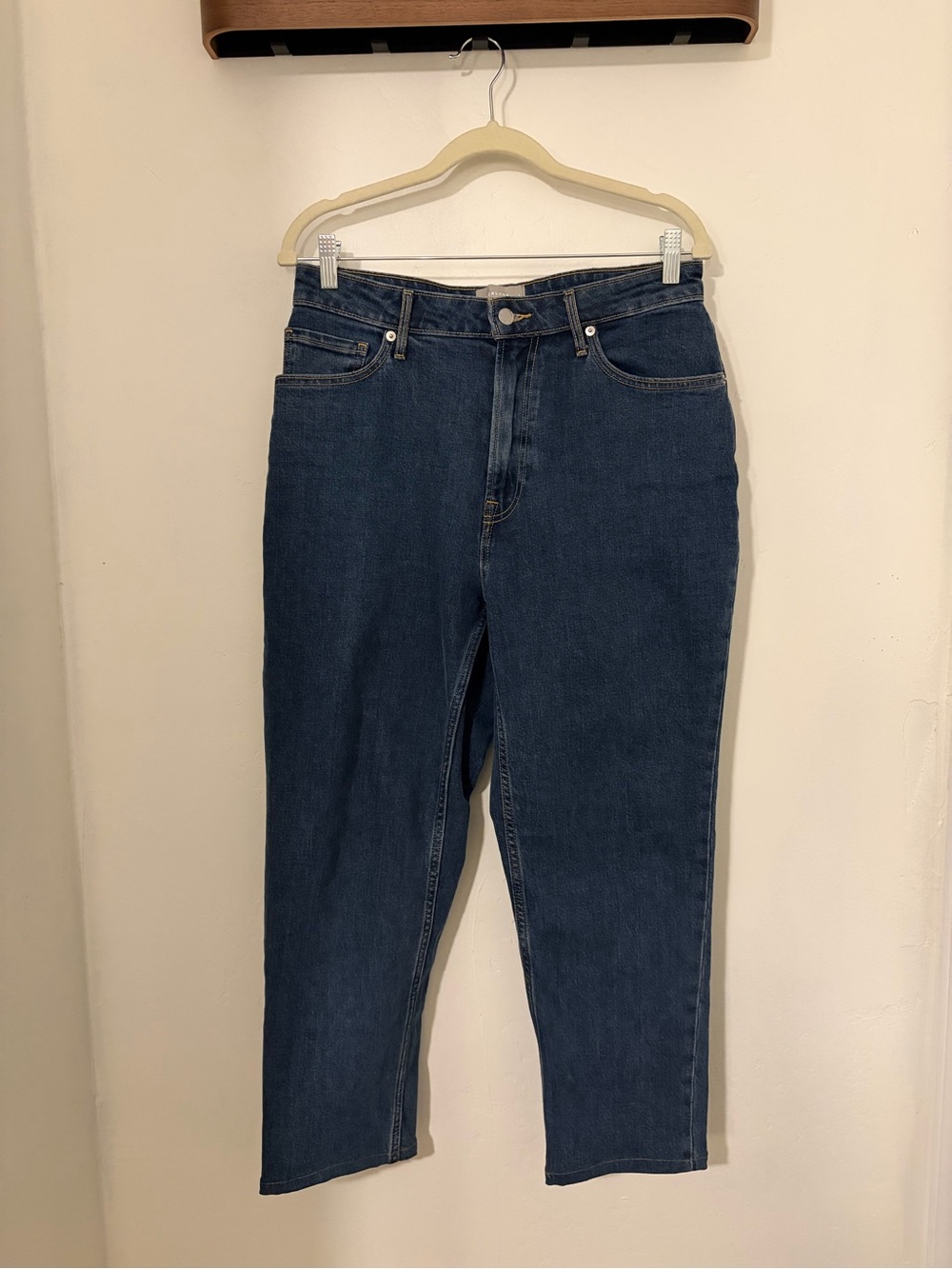 Everlane Straight-Leg Women's Jeans in Deep Indigo